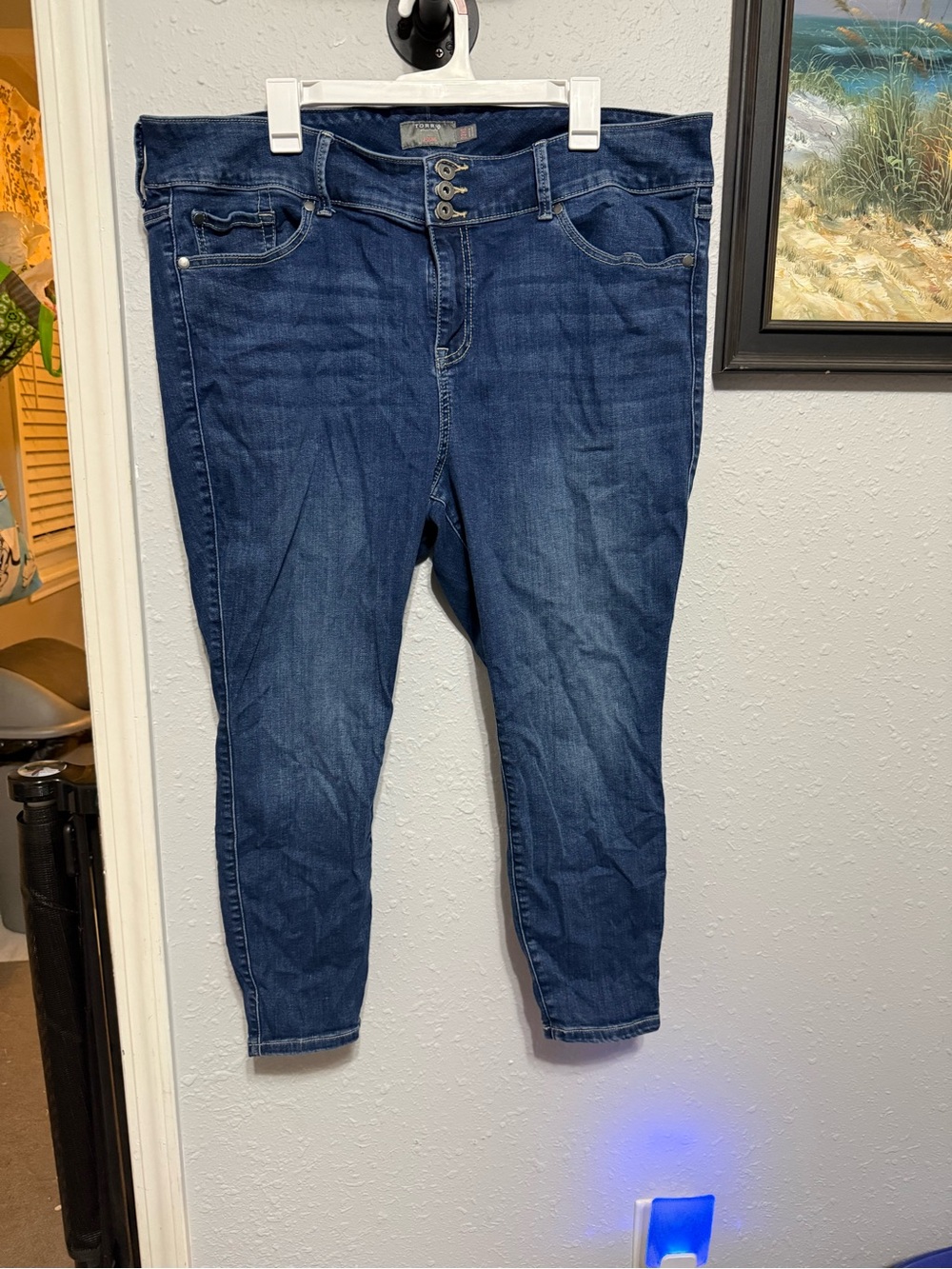 Women’s Torrid super soft stretch medium wash jeans